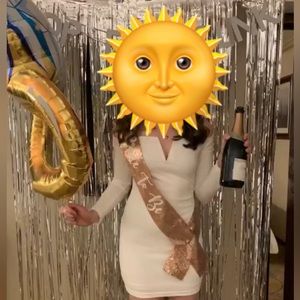 Lulu’s Off Shoulder Wedding Dress